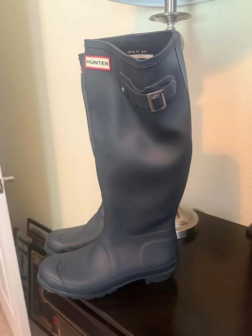 Hunter Women's Original Tall Rain Boots Navy Size US 8 / EU 39